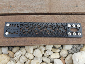 Leather (Black) Atomic Casual Die Cut Cuff 1