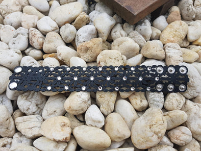 NORTHERN PRINCESS COLLECTION-  Livada Mala Druker Black with Swarovski Crystals (Flower)
