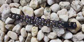 DUBROVNIK G.O.T RANGE- Walled City Pletena Resetka Brown Swarovski Leather Bracelet