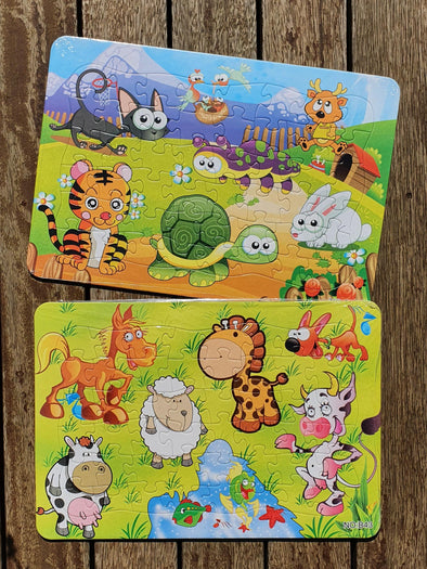 MISTER&MISS- Kids 2 pack puzzle- Farm Design 2