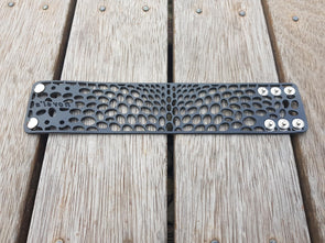 Leather Honeycomb Die Cut Cuff