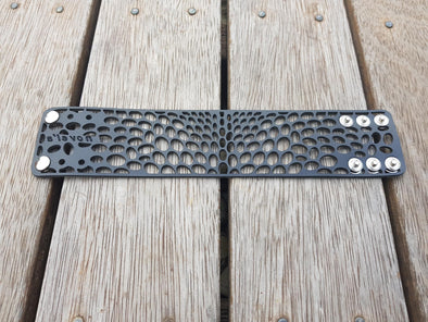 Leather Honeycomb Die Cut Cuff