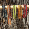 Gorski Kotar Collection- Snow Queen- Various Colour- Leather Stud Die Cut Bracelet
