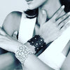 HERCEG / BOSNO - ONE HEART COLLECTION-  Wonder Woman Cuff- Flower Stud.