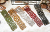 SLAVONIAN FIELDS CUFF-  leather die cut flower- Variety of colours