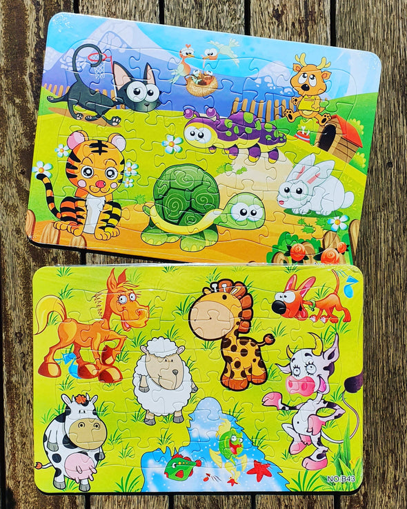 MISTER&MISS- Kids 2 pack puzzle- Farm Design 1