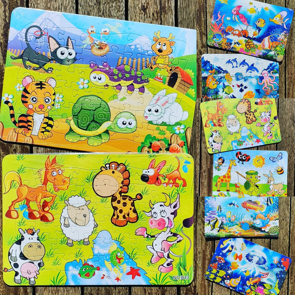 MISTER&MISS- Kids 2 pack puzzle- Underwater Designs 2