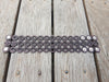 ZAGORJE FIRE PRINCESS CUFF- Large Leather Cuff- Crosses and Circles - Variety of colours