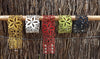 SLAVONIAN FIELDS CUFF-  leather die cut flower- Variety of colours
