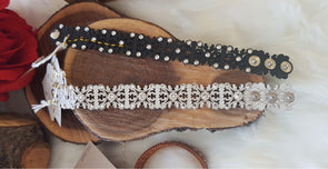 ISTRIAN RANGE- White Island Hopping, Leather Grofica 1 Crystal Cuff