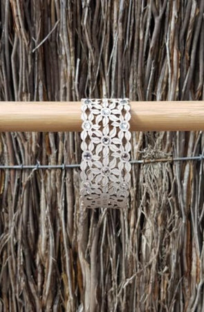 NORTHERN PRINCESS COLLECTION-  Livada Mala Druker Pearl with Swarovski Crystals (Flower)